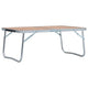 VidaXL Campingtafel inklapbaar 60x40 cm aluminium bruin