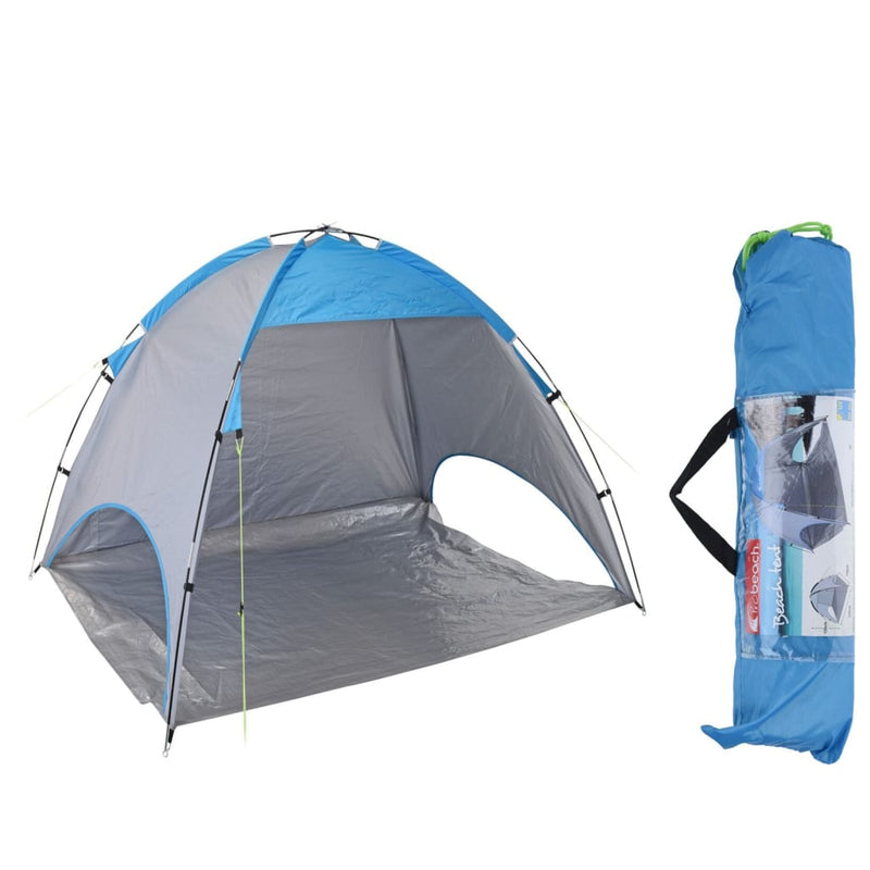 Load image into Gallery viewer, Probeach Probeach Strandtent 220x120x115 cm blauw en grijs
