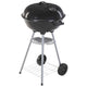 ProGarden ProGarden Kogelbarbecue op wielen 46 cm zwart