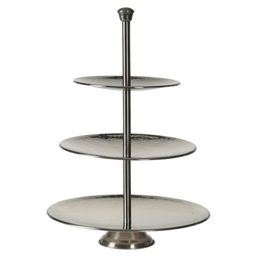 Excellent Houseware Houseware Etagère 3-laags 36,5 cm roestvrij staal