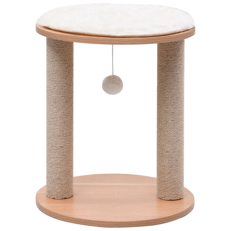 Load image into Gallery viewer, VidaXL Kattenkrabpaal klein met krabpalen 44 cm
