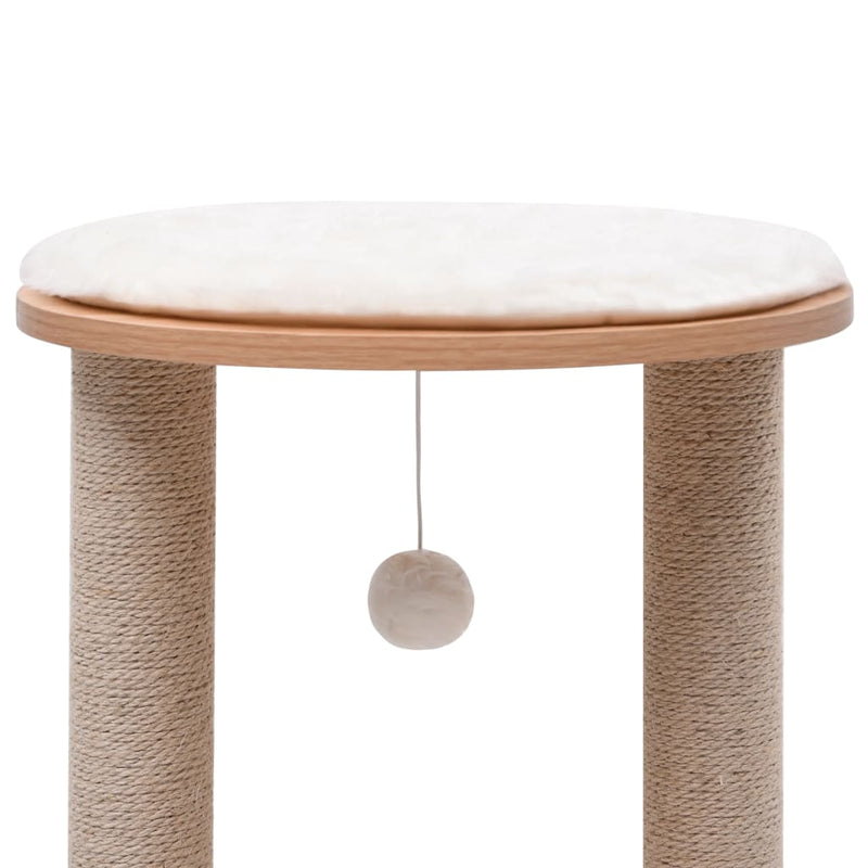 Load image into Gallery viewer, VidaXL Kattenkrabpaal klein met krabpalen 44 cm

