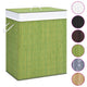 VidaXL Wasmand met 1 vak 83 L bamboe groen
