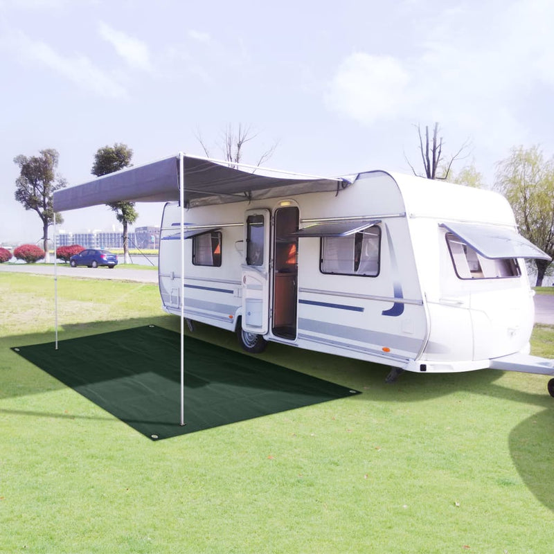 Load image into Gallery viewer, VidaXL Tenttapijt 400x500 cm HDPE donkergroen
