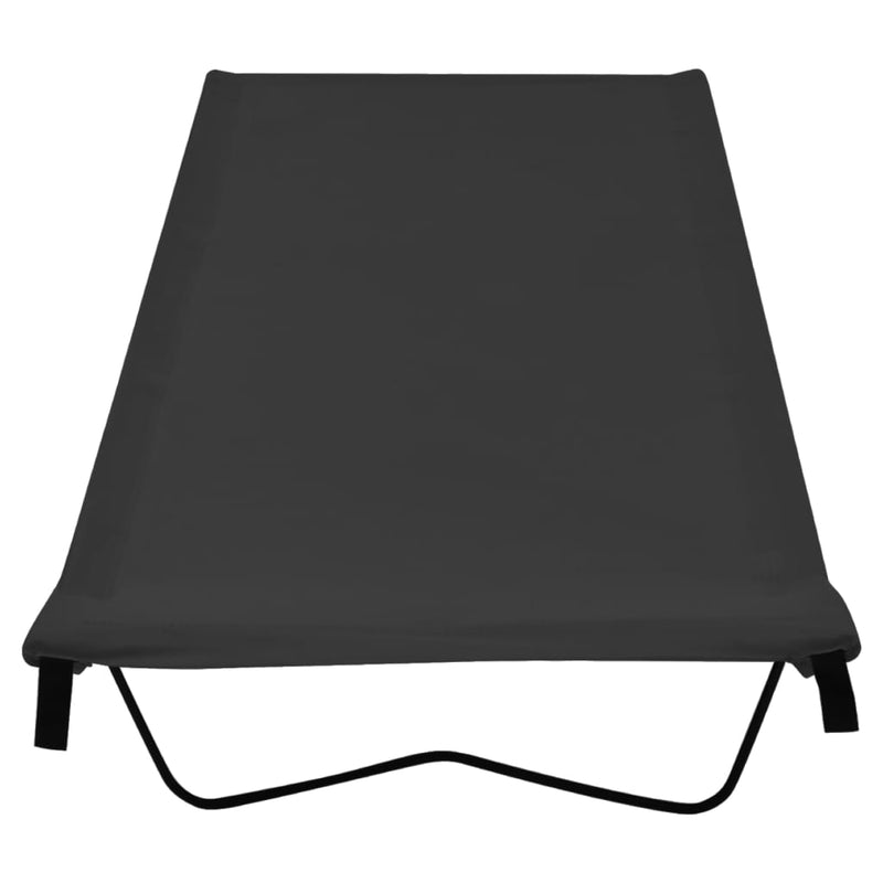 Load image into Gallery viewer, VidaXL Campingbed 180x60x19 cm oxford stof en staal zwart
