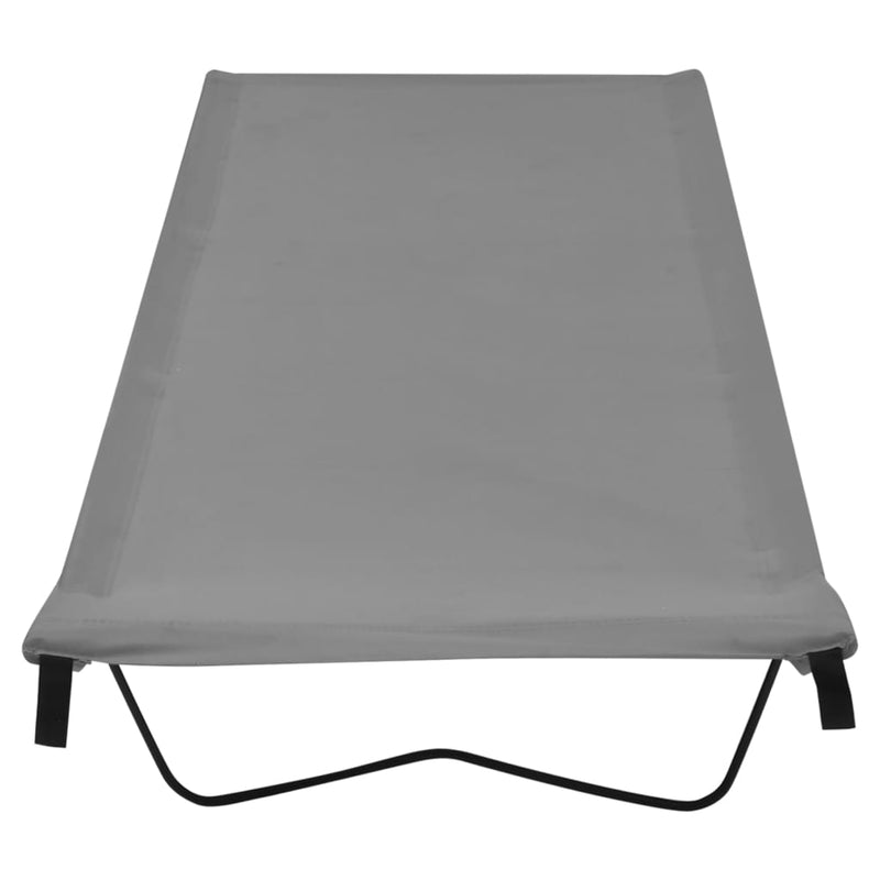 Load image into Gallery viewer, VidaXL Campingbed 180x60x19 cm oxford stof en staal grijs
