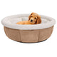 VidaXL Hondenmand 59x59x24 cm beige