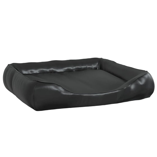 VidaXL Hondenmand 80x68x23 cm kunstleer zwart
