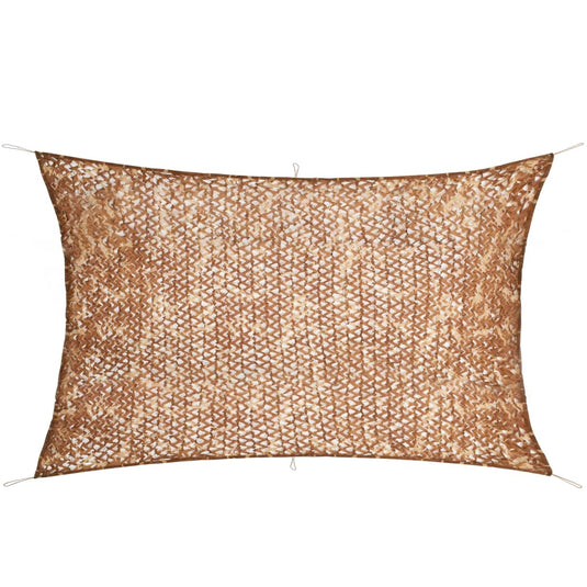 VidaXL Camouflagenet met opbergtas 2x8 m beige