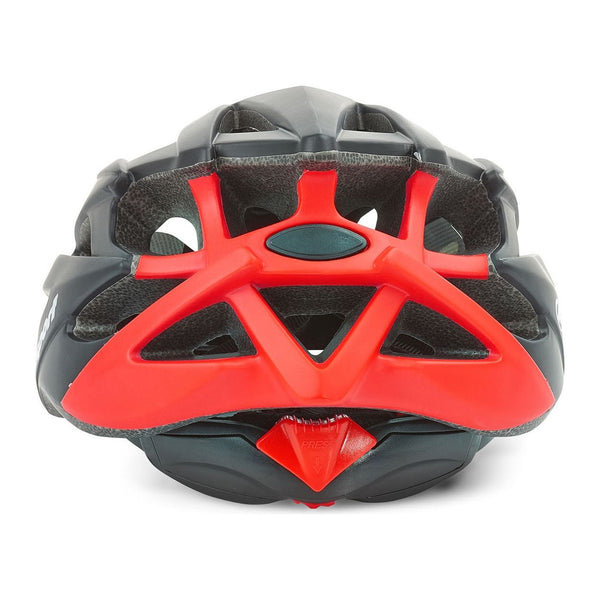 cycling helmet twig unisex 55/58 cm easy-lock black/red