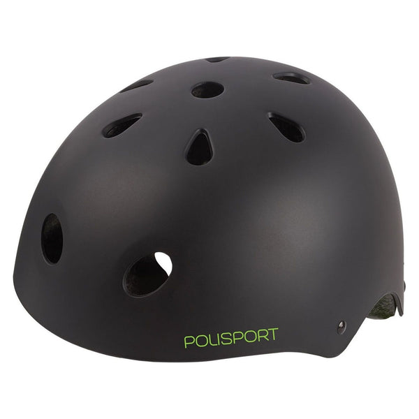 Polisport urban radical bicycle helmet s 53-55cm graffiti black/green