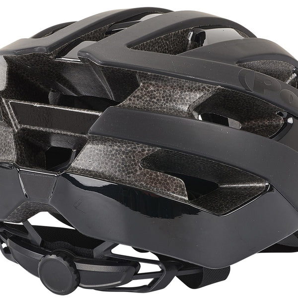 polisport light pro bicycle helmet l 58-62cm matt black/black