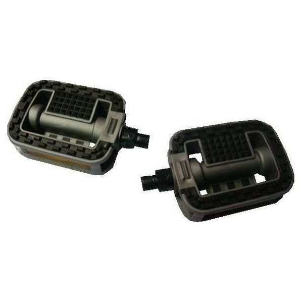 Qt cycle tech pair of pedals anti slip 9/16 oem