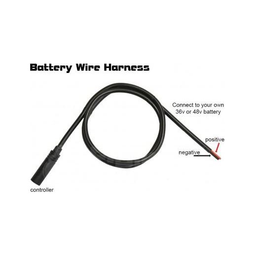 Bafang 8fun kabel controller accu zwart vrouw-3p man 2-p 100 cm