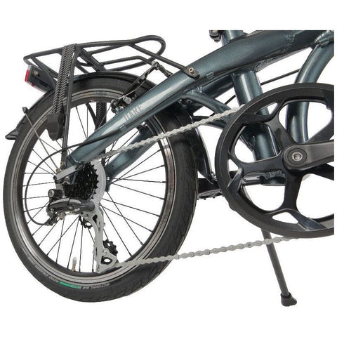 Folding bike 20" U-Go Dare D7 V-brake - 7 speed derailleur - ocean grey