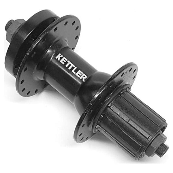 kettler rear hub cassette 8/9/10 speed dropout black 32 holes 6-point
