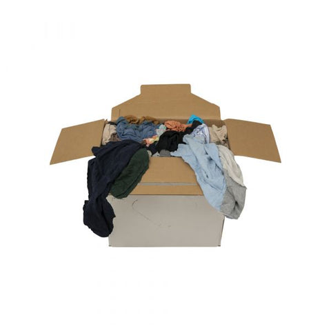 Towlers cleaning cloths / cleaning rags fur in box 10 kg