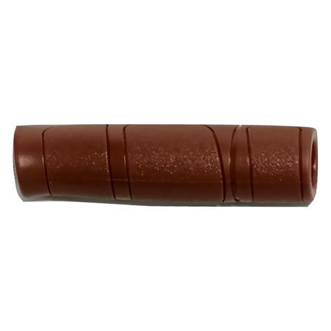 handles 120 mm PVC brown 2 pieces