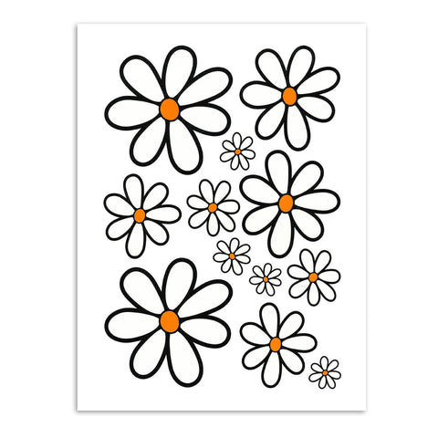 Sticker set ordinary daisy L