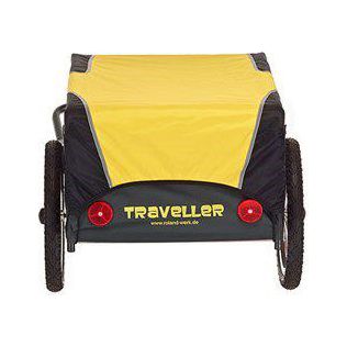 Traveler Bicycle Trailer 130L 16 Inch Unisex Black