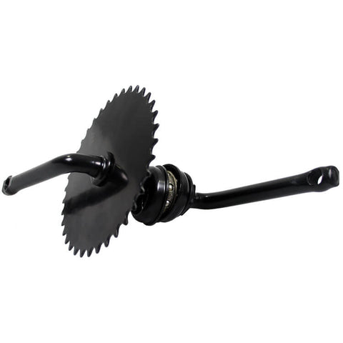 Alpina crankset one-piece 20 black