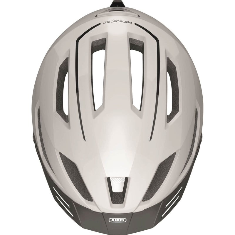Load image into Gallery viewer, Abus Helm Pedelec 2.0 pearl Wit S 51-55cm
