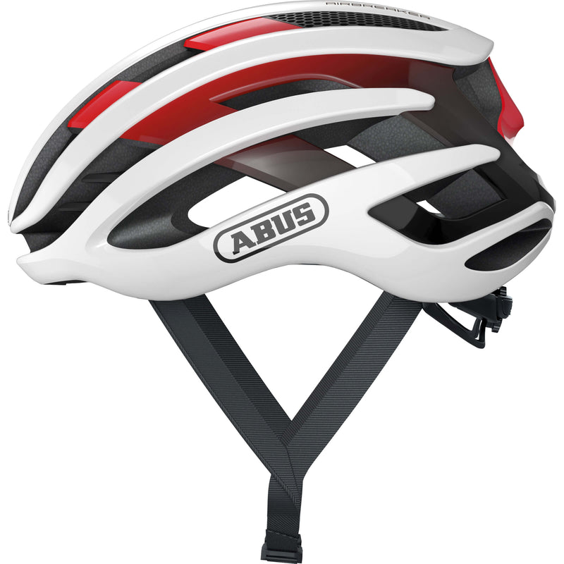 Load image into Gallery viewer, Abus Helm AirBreaker Wit Rood S 51-55cm
