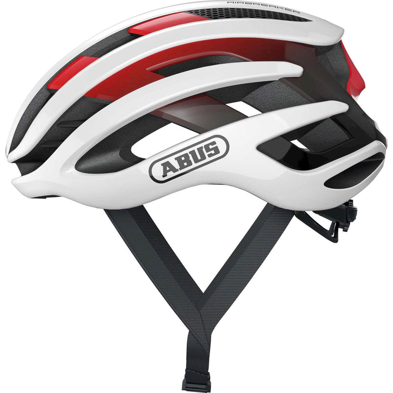 Load image into Gallery viewer, Abus Helm AirBreaker Wit Rood S 51-55cm
