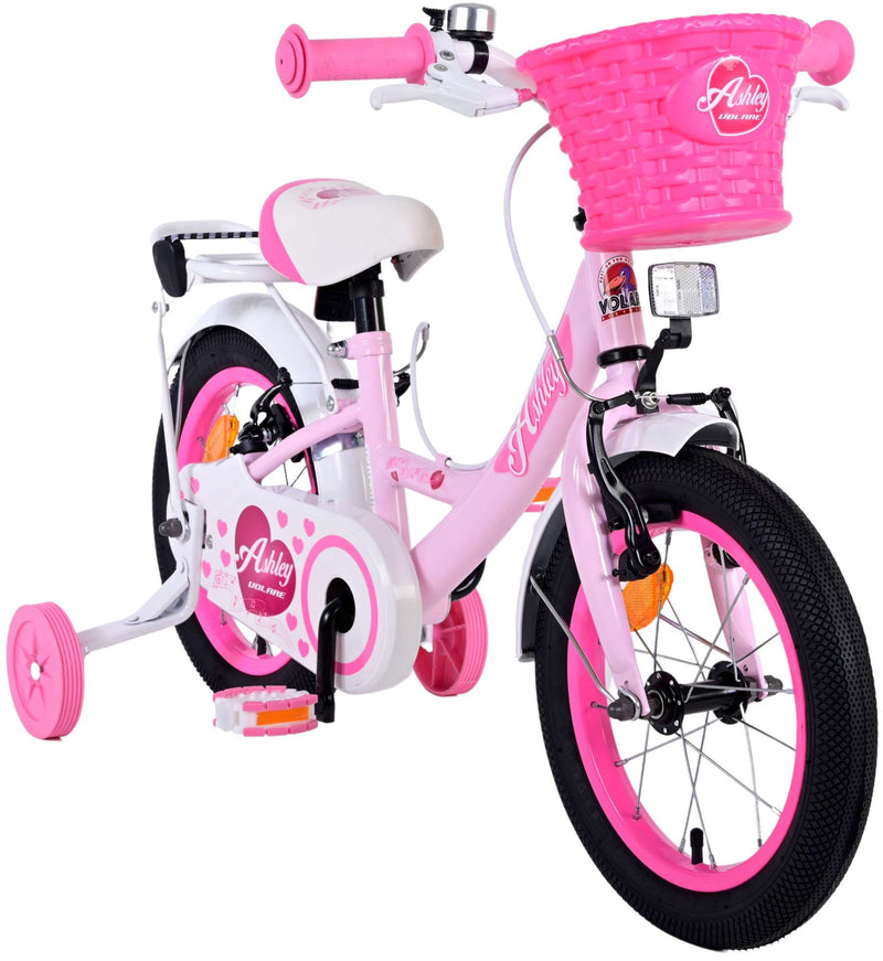 Load image into Gallery viewer, Volare Ashley Kinderfiets Meisjes 14 inch Roze Twee Handremmen
