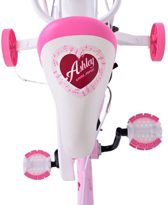 Volare ashley kinderfiets - meisjes - 16 inch - roze - twee handremmen