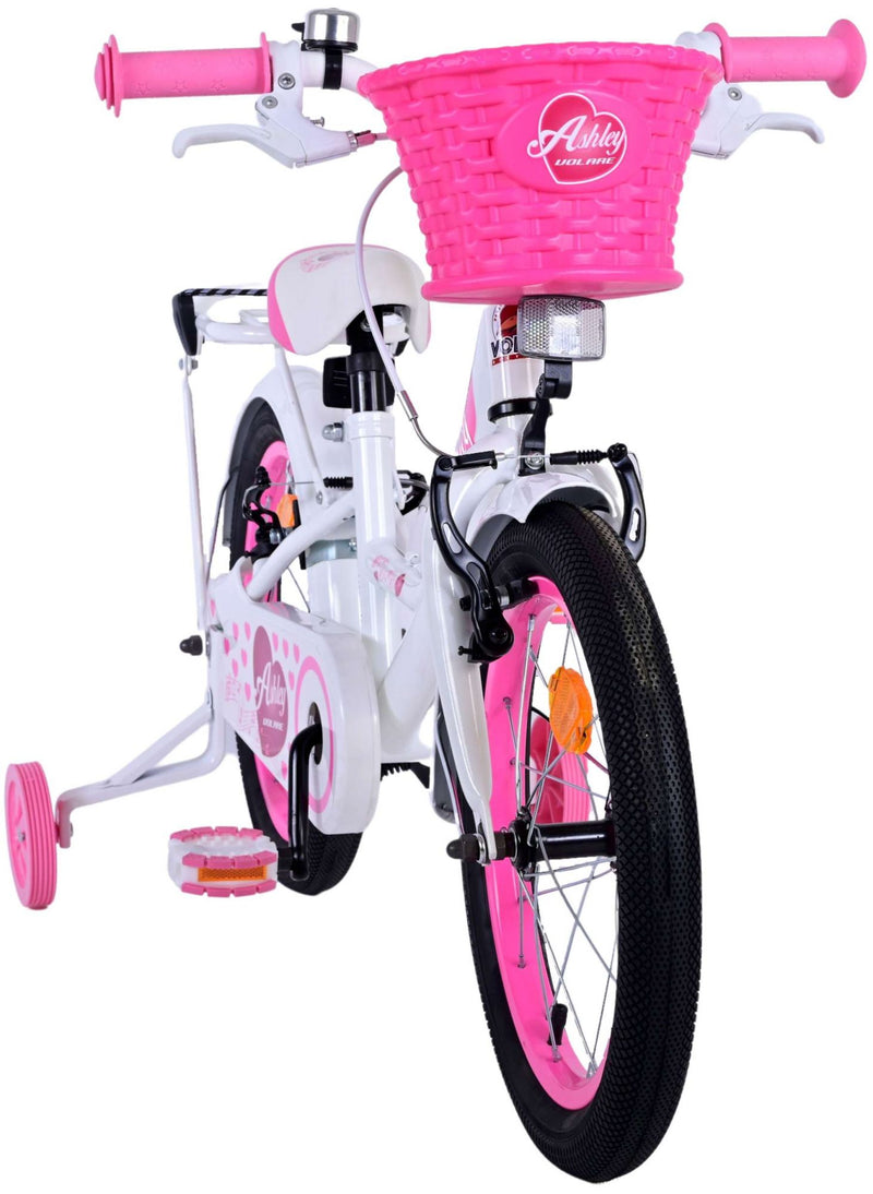 Load image into Gallery viewer, Volare Ashley Kinderfiets Meisjes 16 inch Wit Twee Handremmen
