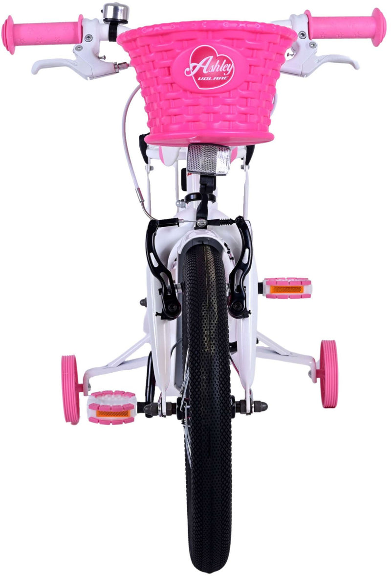 Load image into Gallery viewer, Volare Ashley Kinderfiets Meisjes 16 inch Wit Twee Handremmen

