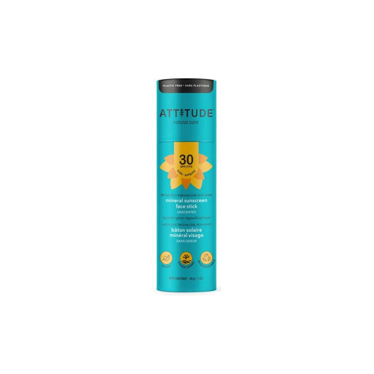 Attitude Zonnebrandstick Baby Kind Gezicht SPF 30 Ongeparfumeerd
