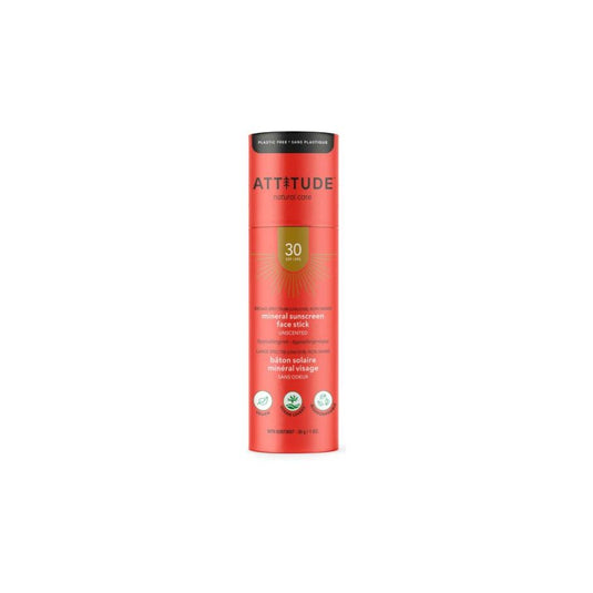 Attitude Zonnebrandstick Gezicht SPF 30 Ongeparfumeerd