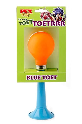 pexkids children's horn "straight" - blue / orange