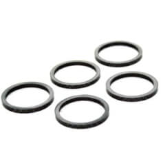 spacers 1-1/8 inch 3 mm carbon black 5 pieces