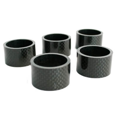 Hzb spacers 28.6mm 1-1/8 inch oversized 20mm carbon 5pcs 6500033