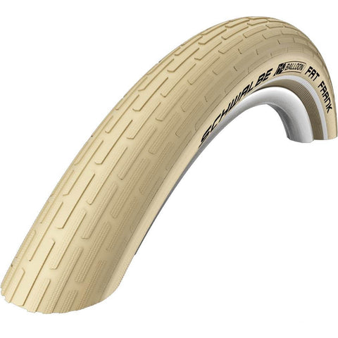 Schwalbe buitenband Fat Frank K-Guard 26 x 2.35 creme refl