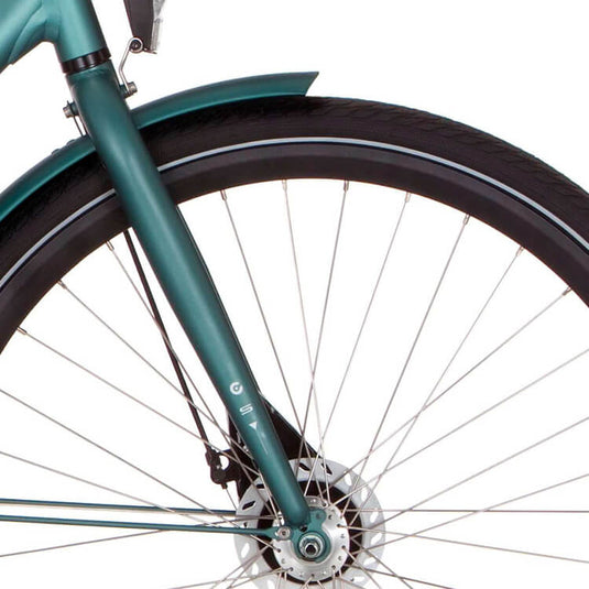 Cortina voorvork Speed RB beryl green matt