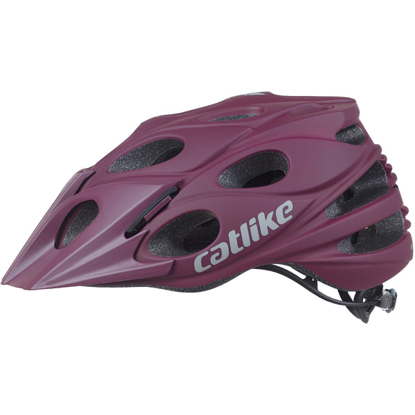 Buzaglo mtb helm leaf maat l 58-60cm burgundy