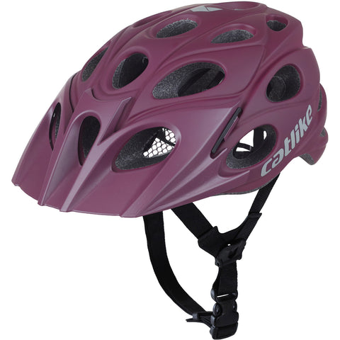 Buzaglo mtb helm leaf maat l 58-60cm burgundy