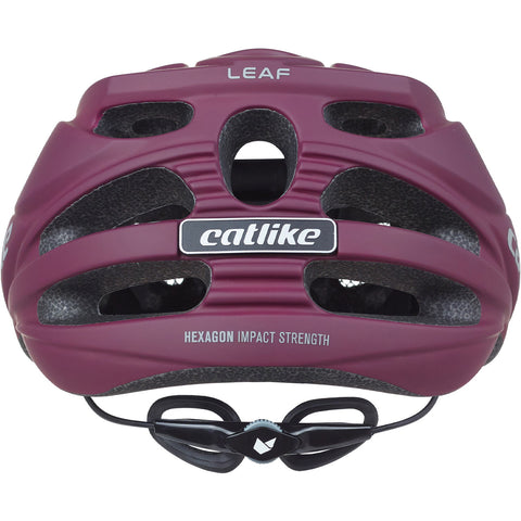 Buzaglo mtb helm leaf maat m 55-57cm burgundy