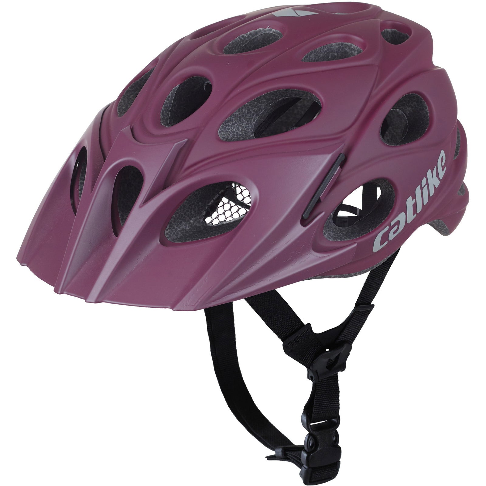 Buzaglo mtb helm leaf maat m 55-57cm burgundy