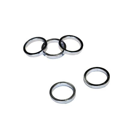 VWP Headset spacer alu 5mm 1" silver p/5