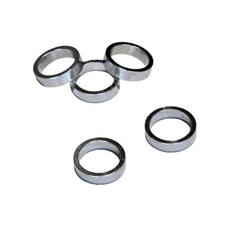 VWP Headset spacer alu 8mm 1" silver p/5