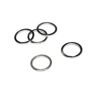 Vwp balhoofdtussenring spacer alu 3mm 1.1 8 zilver p 5