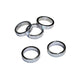 Vwp balhoofdtussenring spacer alu 8mm 1.1 8 zilver p 5