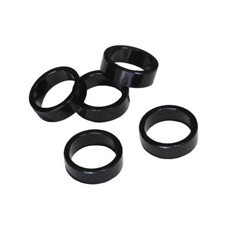 VWP Headset spacer alu 10mm 1" black p/5