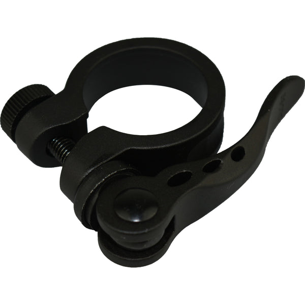 saddle clamp pin with quick release 25.4 mm aluminum black