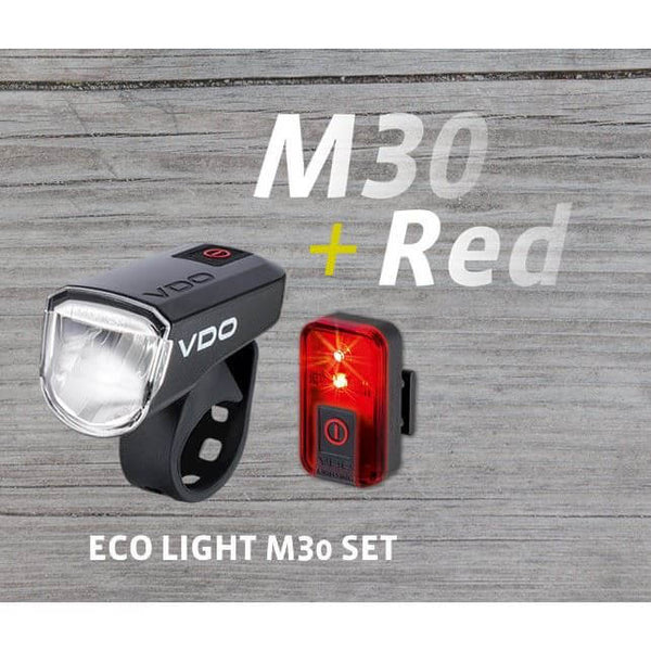 lighting set Eco light M30 FL Red RL 30 LED USB black